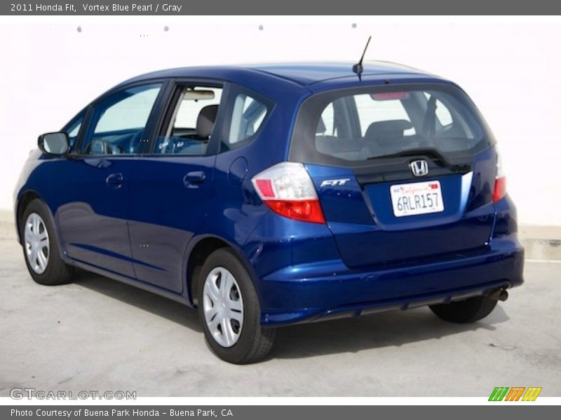 Vortex Blue Pearl / Gray 2011 Honda Fit