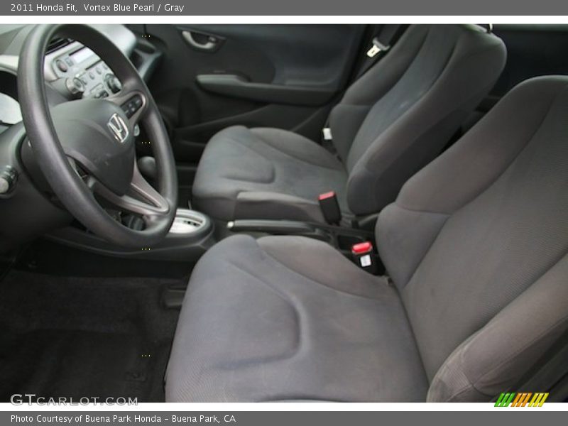 Vortex Blue Pearl / Gray 2011 Honda Fit