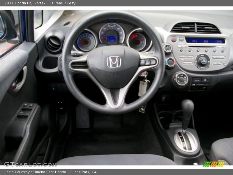 Vortex Blue Pearl / Gray 2011 Honda Fit
