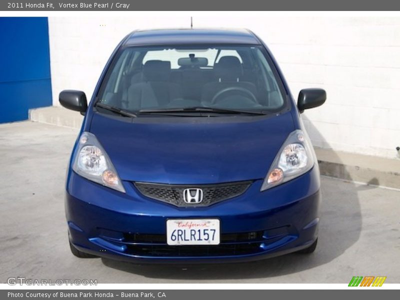 Vortex Blue Pearl / Gray 2011 Honda Fit