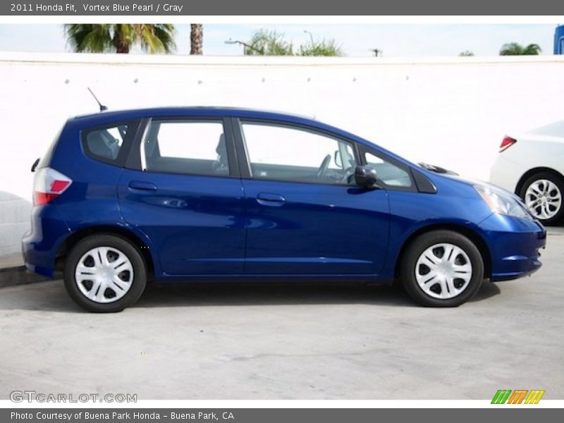 Vortex Blue Pearl / Gray 2011 Honda Fit