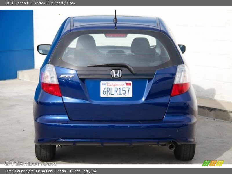 Vortex Blue Pearl / Gray 2011 Honda Fit