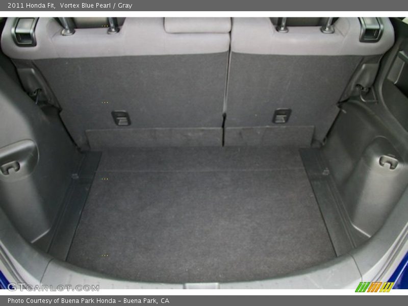 Vortex Blue Pearl / Gray 2011 Honda Fit