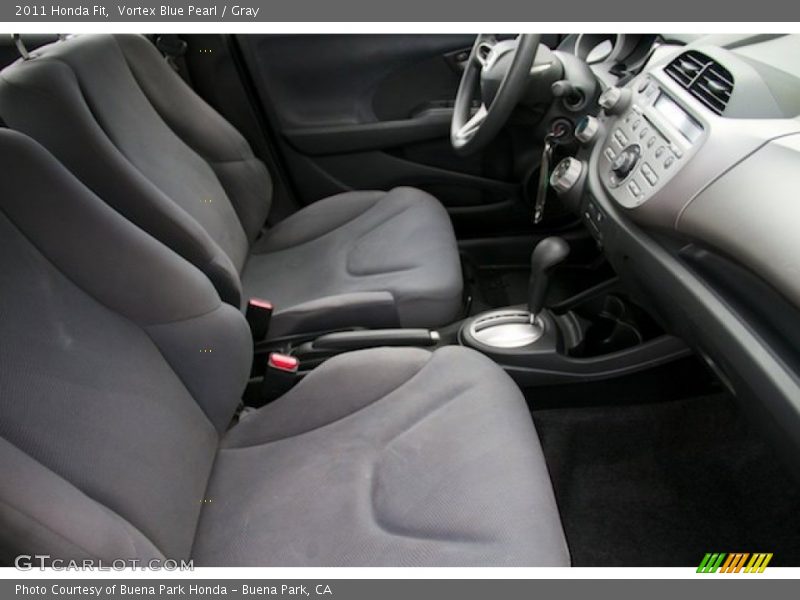 Vortex Blue Pearl / Gray 2011 Honda Fit