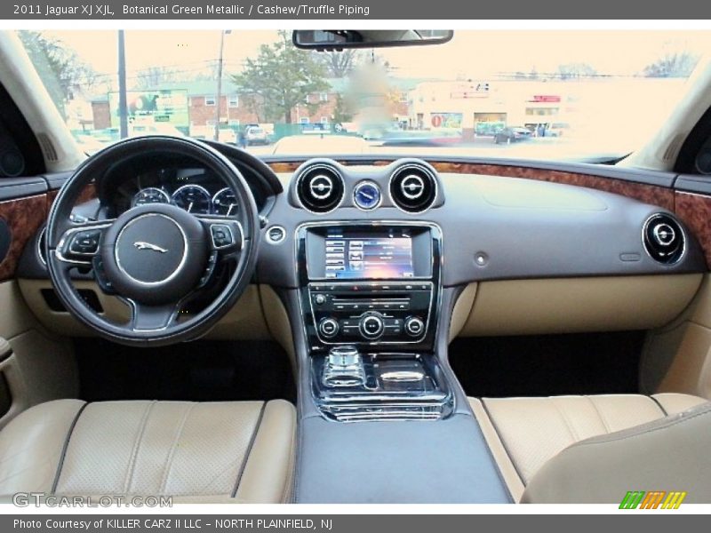 Botanical Green Metallic / Cashew/Truffle Piping 2011 Jaguar XJ XJL