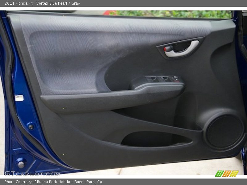 Vortex Blue Pearl / Gray 2011 Honda Fit