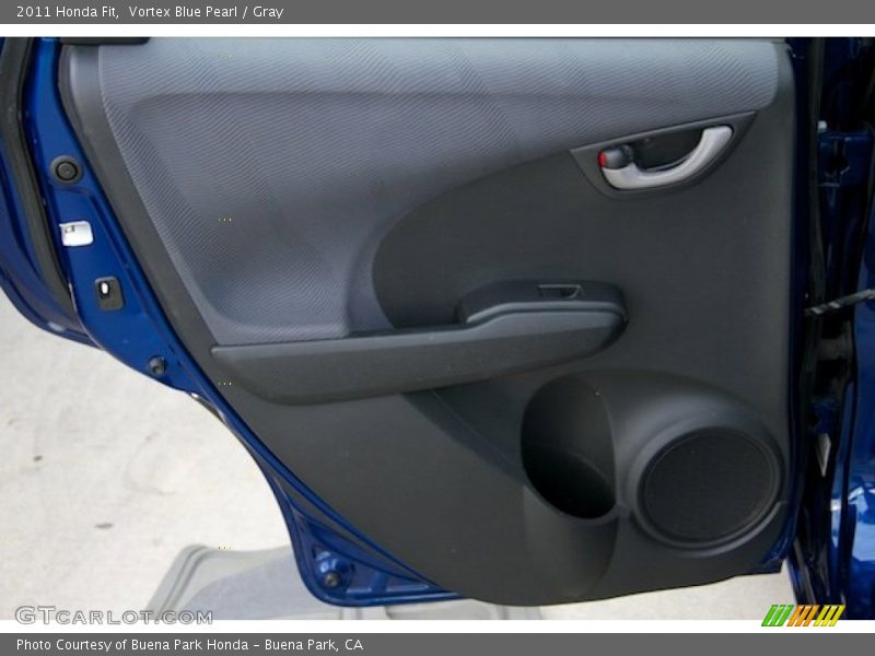Vortex Blue Pearl / Gray 2011 Honda Fit