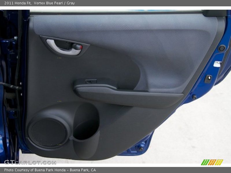 Vortex Blue Pearl / Gray 2011 Honda Fit