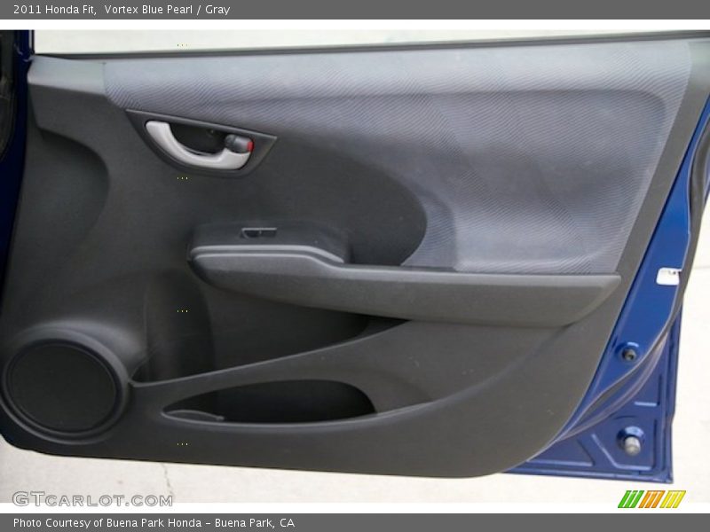 Vortex Blue Pearl / Gray 2011 Honda Fit