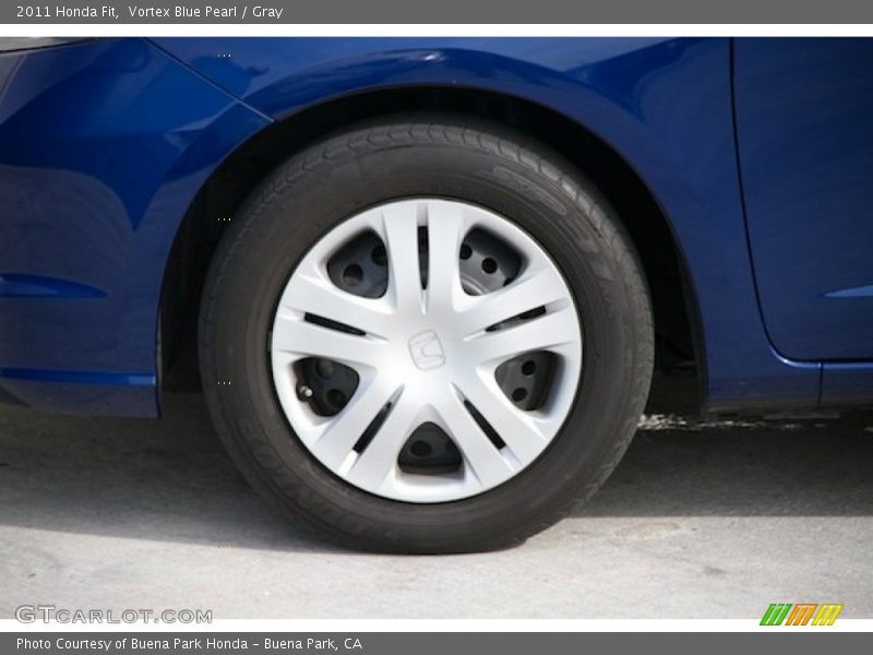 Vortex Blue Pearl / Gray 2011 Honda Fit