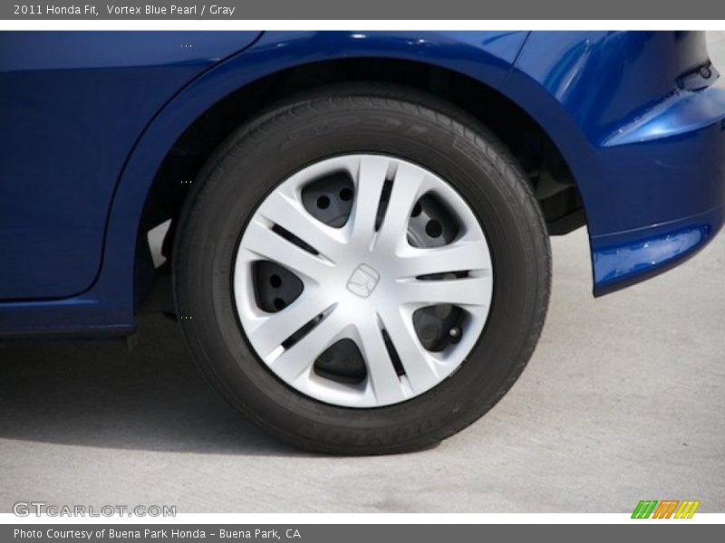 Vortex Blue Pearl / Gray 2011 Honda Fit
