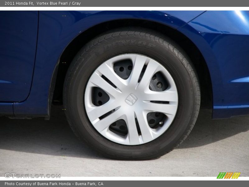 Vortex Blue Pearl / Gray 2011 Honda Fit