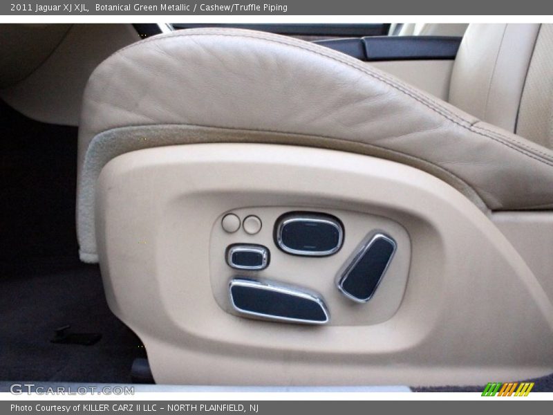 Botanical Green Metallic / Cashew/Truffle Piping 2011 Jaguar XJ XJL