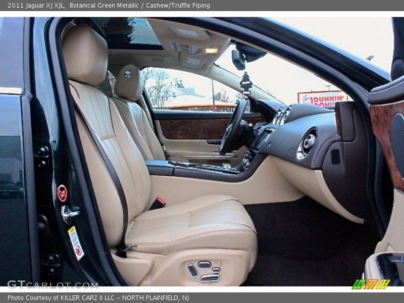 Botanical Green Metallic / Cashew/Truffle Piping 2011 Jaguar XJ XJL