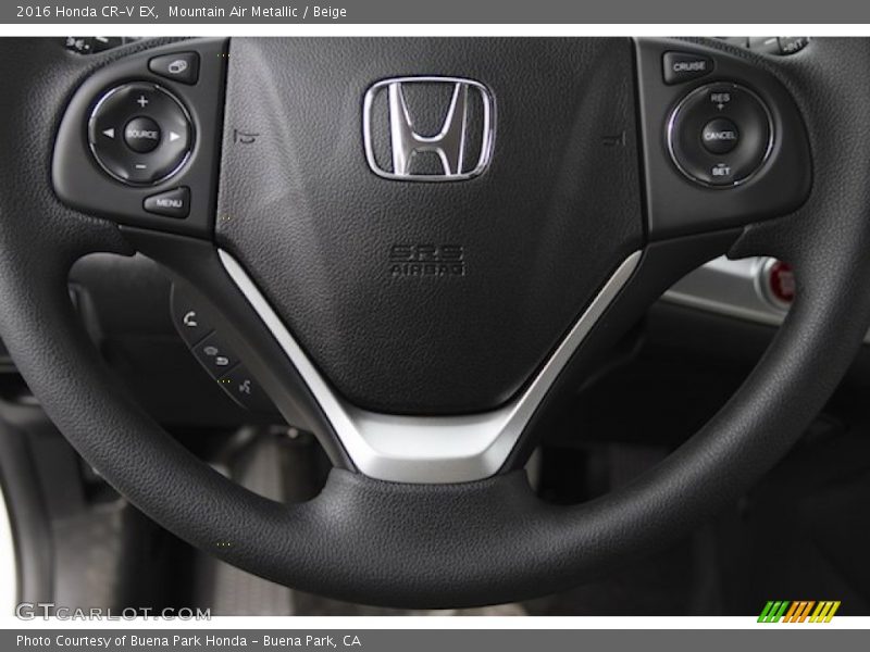 Mountain Air Metallic / Beige 2016 Honda CR-V EX