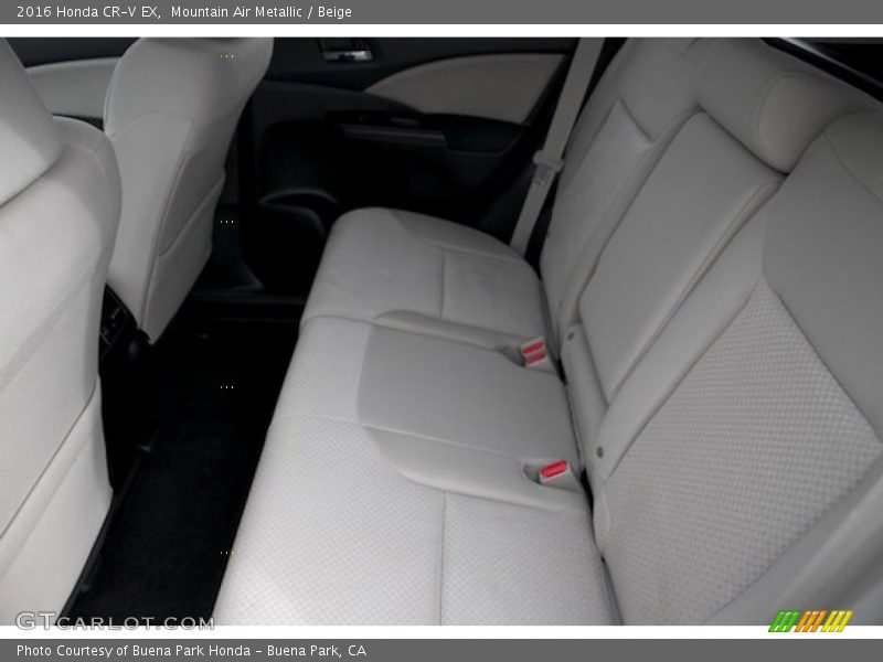Rear Seat of 2016 CR-V EX