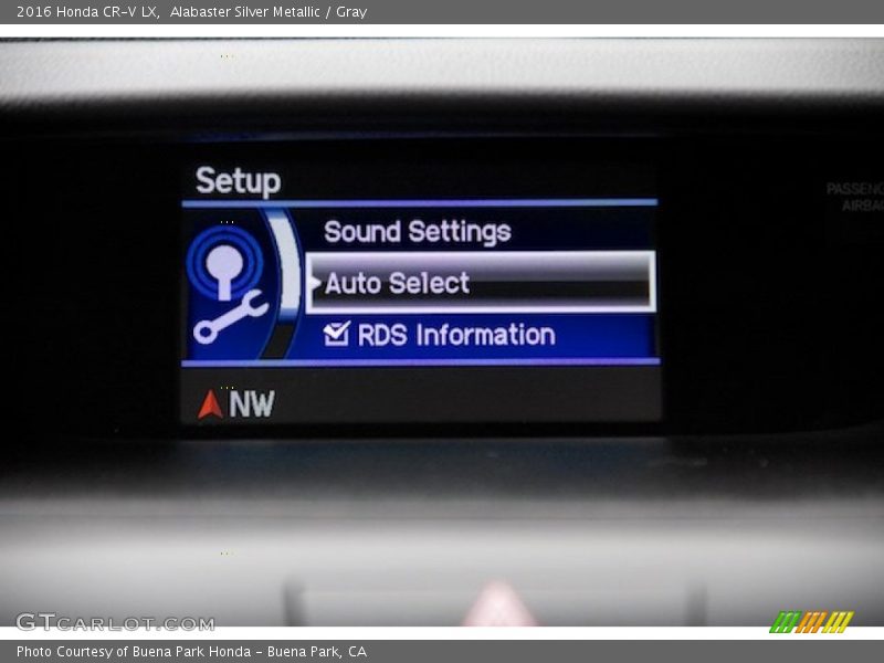 Alabaster Silver Metallic / Gray 2016 Honda CR-V LX