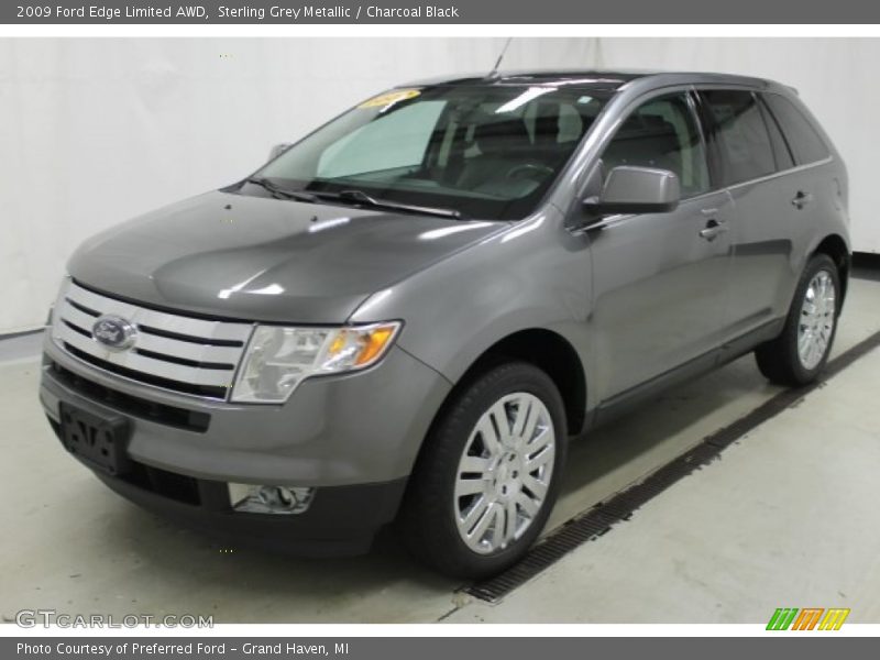 Sterling Grey Metallic / Charcoal Black 2009 Ford Edge Limited AWD