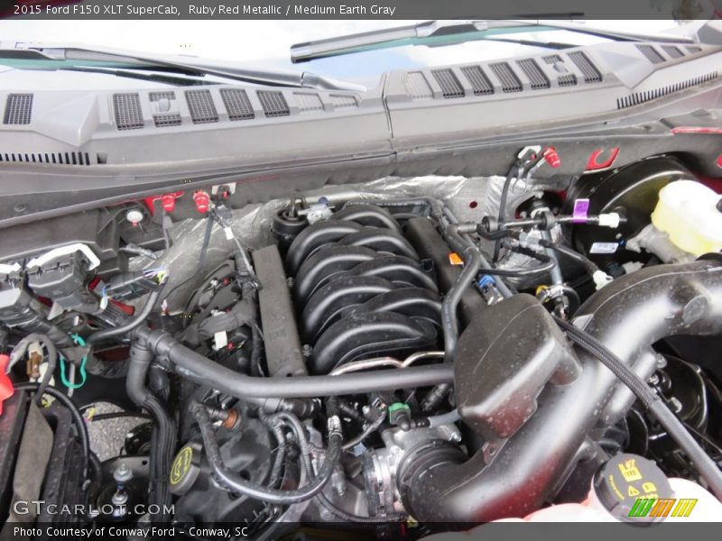  2015 F150 XLT SuperCab Engine - 5.0 Liter DOHC 32-Valve Ti-VCT FFV V8