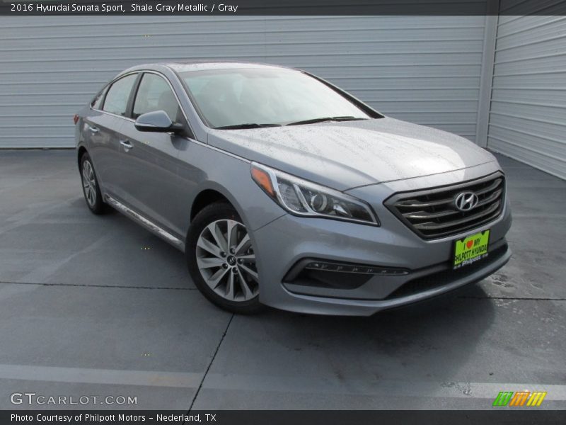 Shale Gray Metallic / Gray 2016 Hyundai Sonata Sport