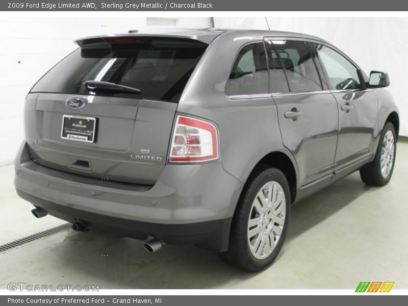 Sterling Grey Metallic / Charcoal Black 2009 Ford Edge Limited AWD