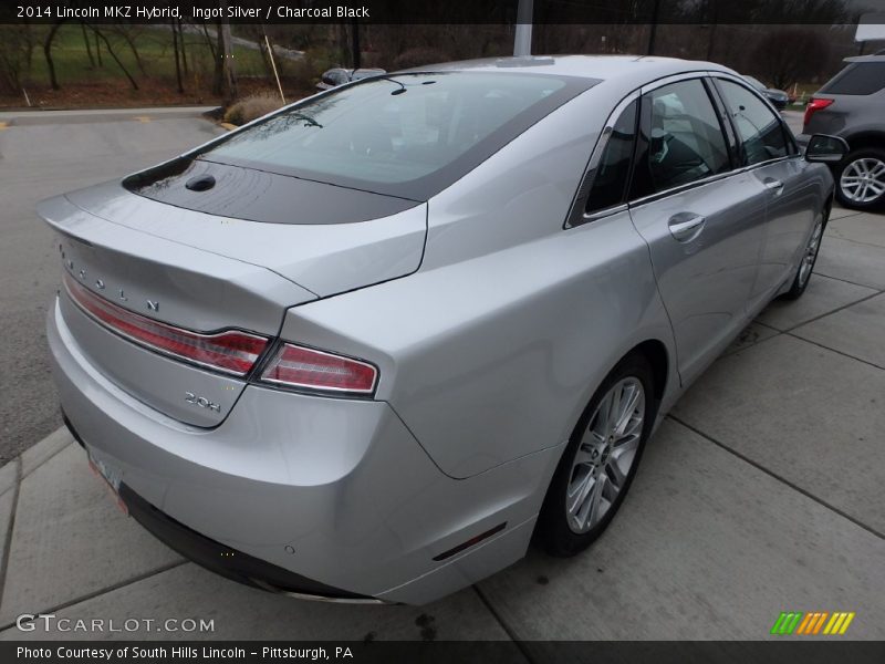 Ingot Silver / Charcoal Black 2014 Lincoln MKZ Hybrid