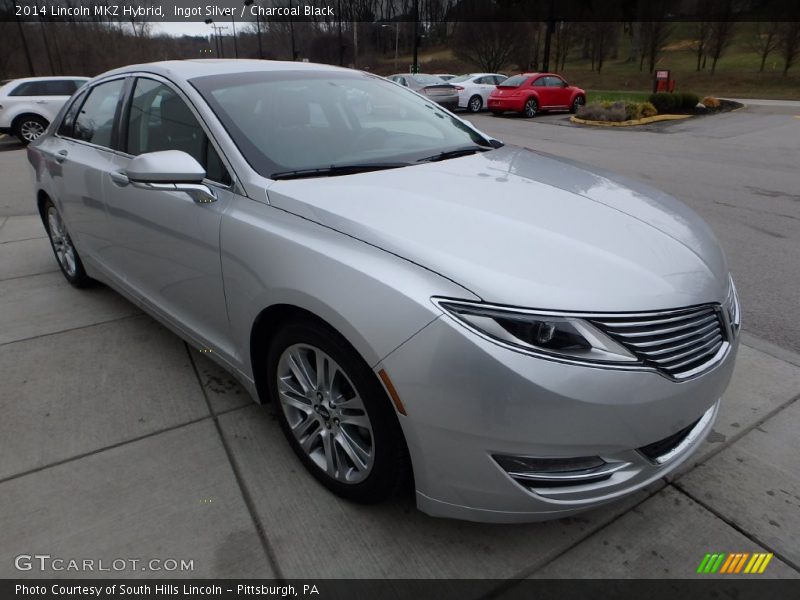 Ingot Silver / Charcoal Black 2014 Lincoln MKZ Hybrid