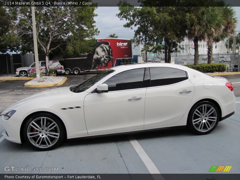 Bianco (White) / Cuoio 2014 Maserati Ghibli S Q4