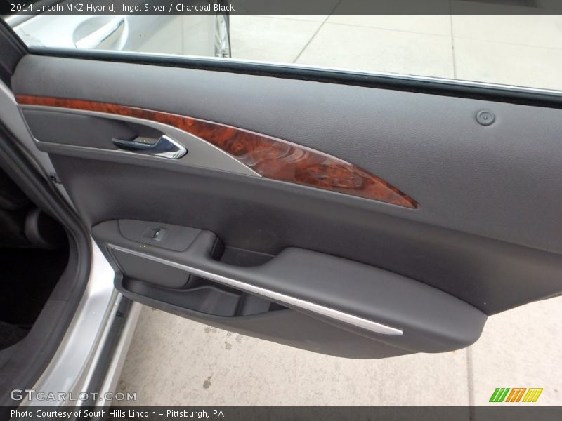 Ingot Silver / Charcoal Black 2014 Lincoln MKZ Hybrid