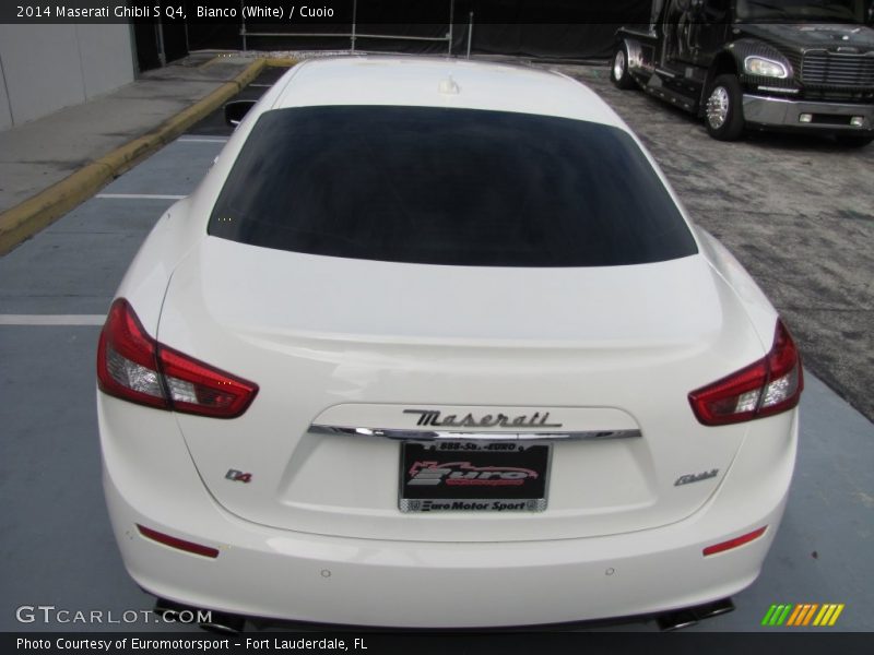 Bianco (White) / Cuoio 2014 Maserati Ghibli S Q4