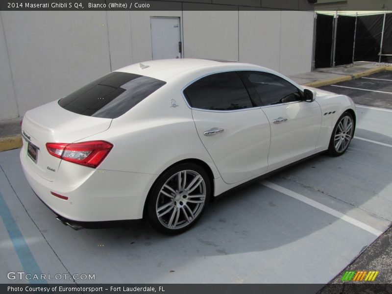 Bianco (White) / Cuoio 2014 Maserati Ghibli S Q4