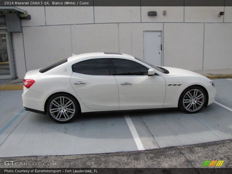 Bianco (White) / Cuoio 2014 Maserati Ghibli S Q4