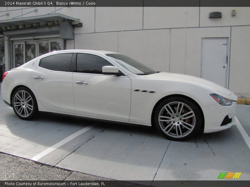 Bianco (White) / Cuoio 2014 Maserati Ghibli S Q4