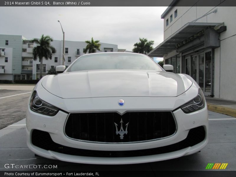 Bianco (White) / Cuoio 2014 Maserati Ghibli S Q4
