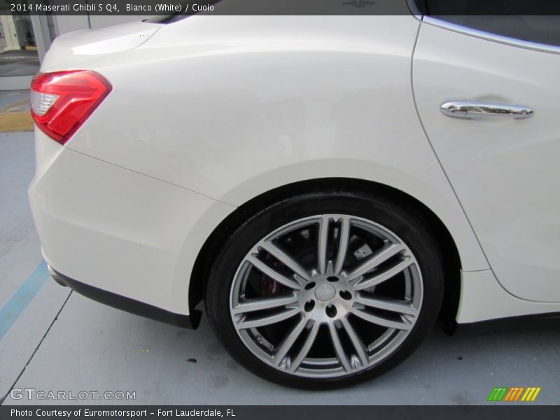 Bianco (White) / Cuoio 2014 Maserati Ghibli S Q4