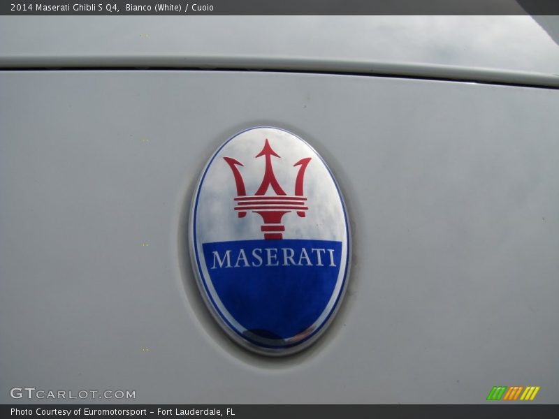 Bianco (White) / Cuoio 2014 Maserati Ghibli S Q4