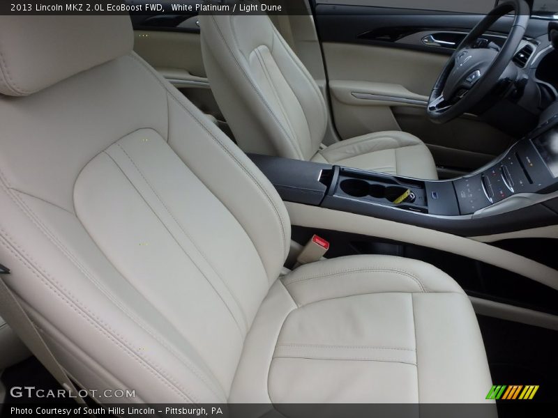 White Platinum / Light Dune 2013 Lincoln MKZ 2.0L EcoBoost FWD