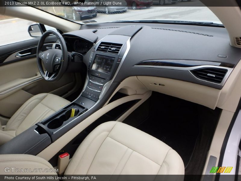 White Platinum / Light Dune 2013 Lincoln MKZ 2.0L EcoBoost FWD