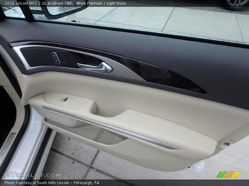 White Platinum / Light Dune 2013 Lincoln MKZ 2.0L EcoBoost FWD
