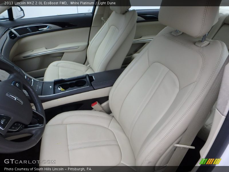 White Platinum / Light Dune 2013 Lincoln MKZ 2.0L EcoBoost FWD