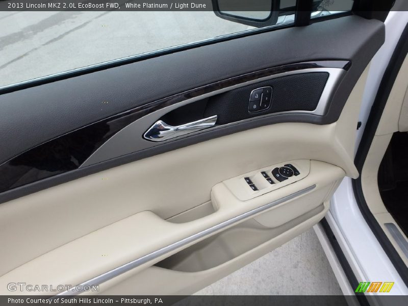 White Platinum / Light Dune 2013 Lincoln MKZ 2.0L EcoBoost FWD