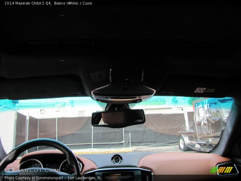 Bianco (White) / Cuoio 2014 Maserati Ghibli S Q4