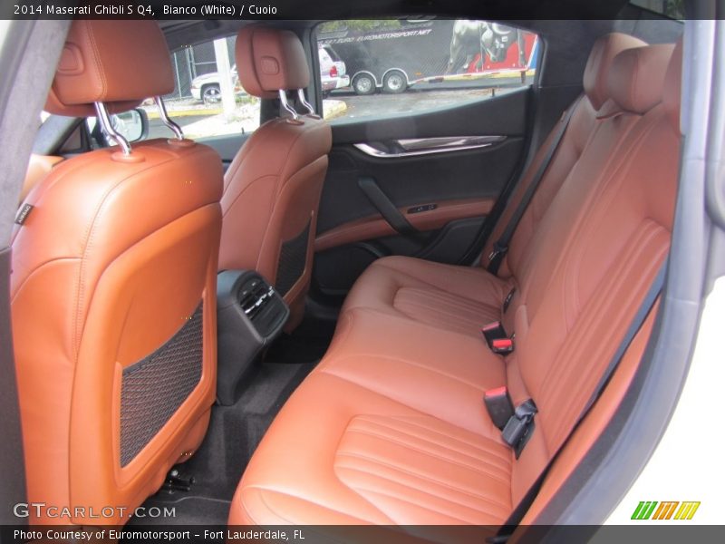 Bianco (White) / Cuoio 2014 Maserati Ghibli S Q4
