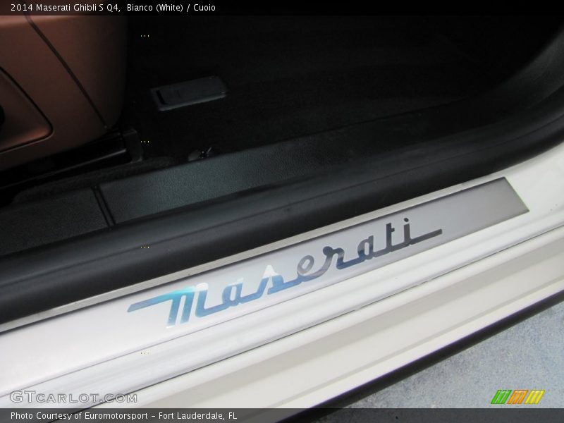 Bianco (White) / Cuoio 2014 Maserati Ghibli S Q4