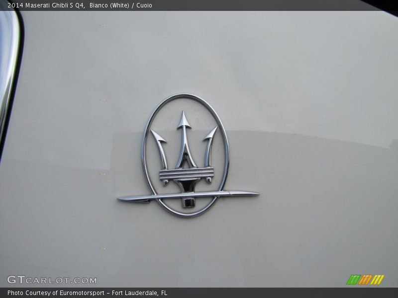 Bianco (White) / Cuoio 2014 Maserati Ghibli S Q4