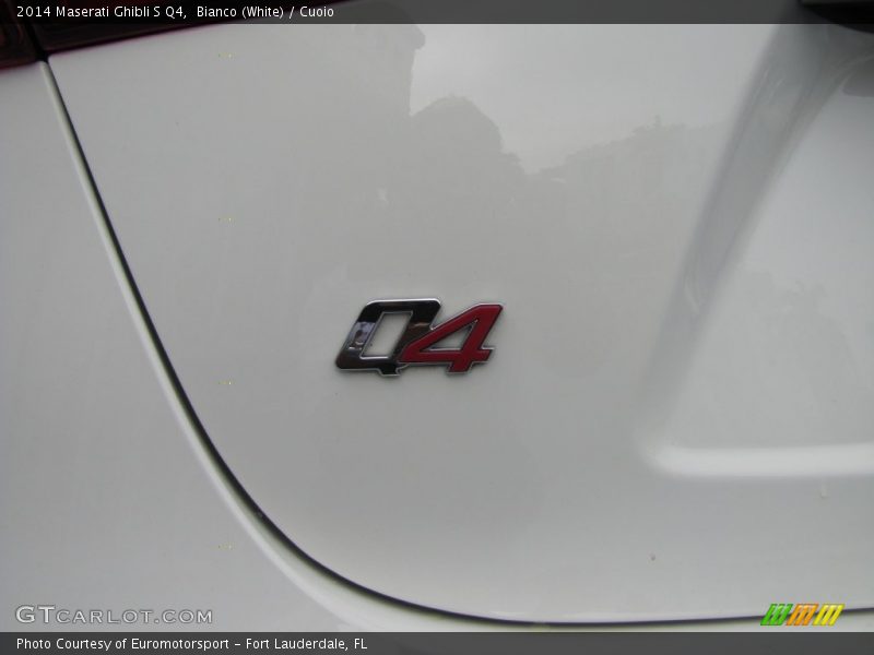 Bianco (White) / Cuoio 2014 Maserati Ghibli S Q4
