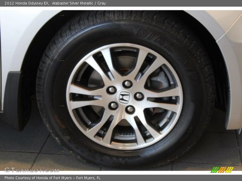 Alabaster Silver Metallic / Gray 2012 Honda Odyssey EX