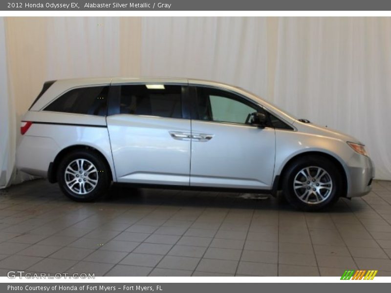 Alabaster Silver Metallic / Gray 2012 Honda Odyssey EX