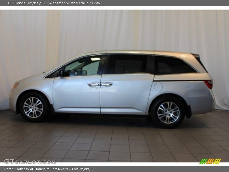 Alabaster Silver Metallic / Gray 2012 Honda Odyssey EX