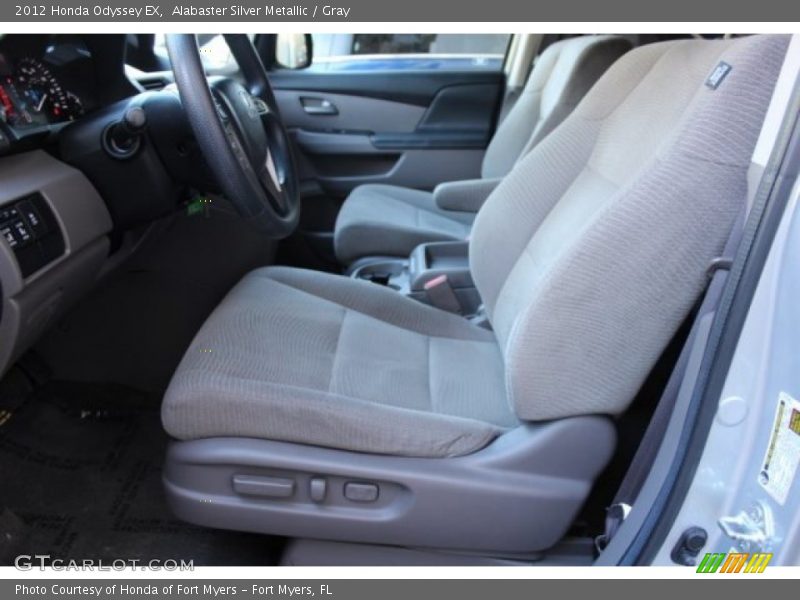 Alabaster Silver Metallic / Gray 2012 Honda Odyssey EX